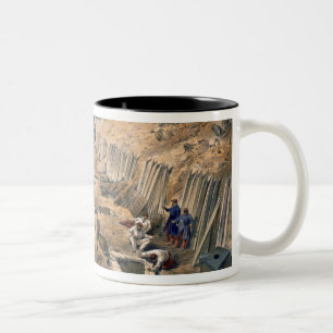 Taza Bicolor Zanja del bastión du Mat, placa 'de Seat