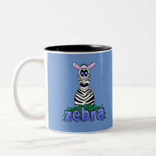 TAZA BICOLOR ZEBRA