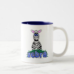 TAZA BICOLOR ZEBRA