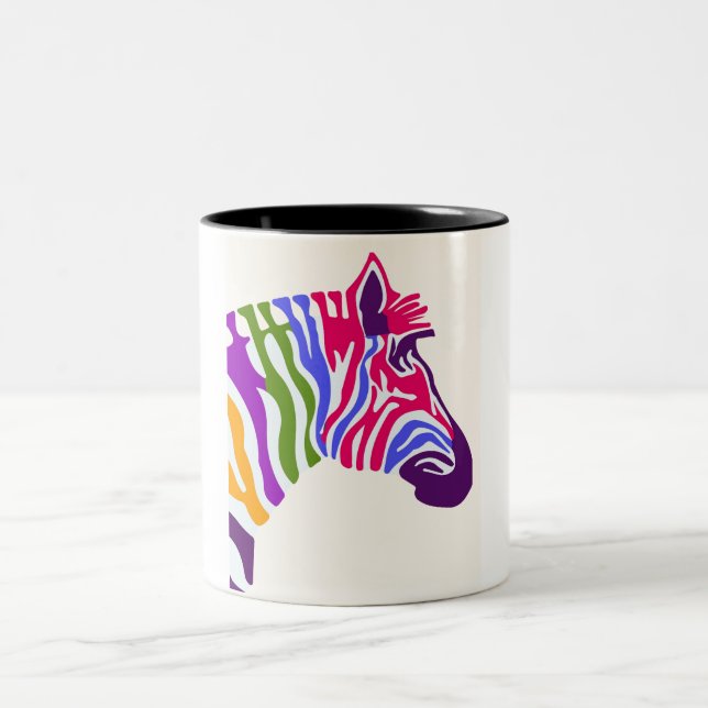 Taza Bicolor Zebra Coffee Mug (Centro)