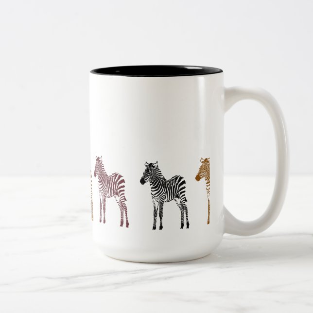 Taza Bicolor Zebras (Derecha)