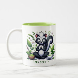 Taza Bicolor Zen Scent Meditación Skunk