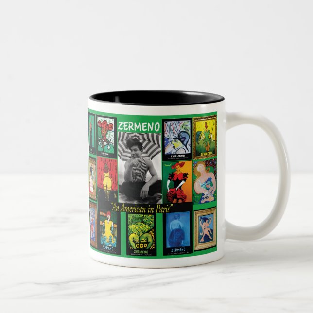 Taza Bicolor Zermeno: Un americano en París (Derecha)