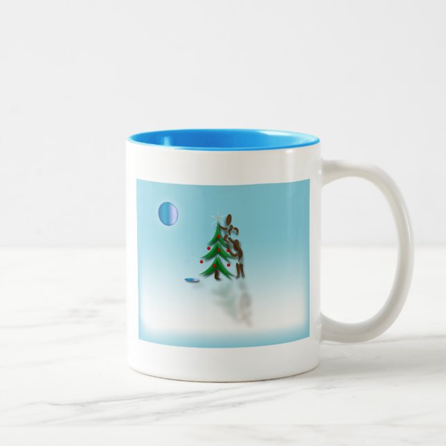 Taza Bicolor Zinglee's ~ Colocar la estrella (Derecha)