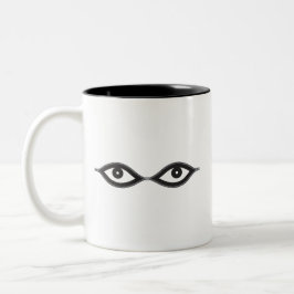 Taza Bicolor Zipper Eyes