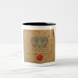 Taza Bicolor Zodiac - Aires - Coffee Mug
