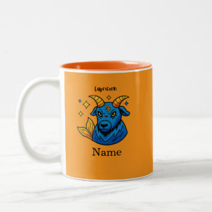 Taza Bicolor Zodíaco Místico Capricornio Cabra de Mar Astrologí