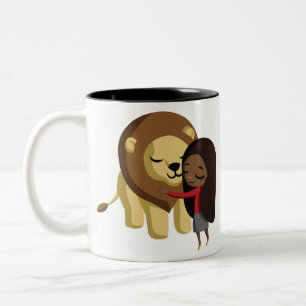 Taza Bicolor Zoe y cacahuete