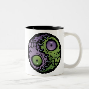Taza Bicolor Zombi Yin-Yang