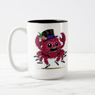 Taza Bicolor Zombie de cangrejo de zapatos blandos