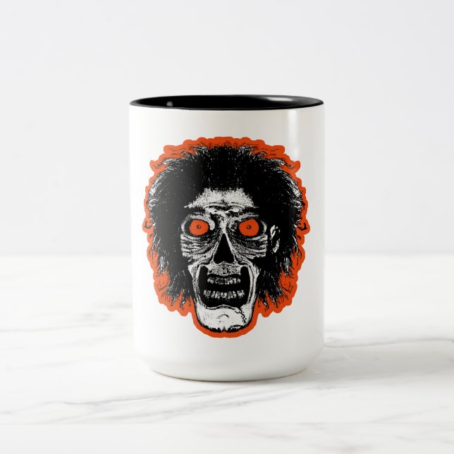 Taza Bicolor ZOMBIE - Naranja Oyes Hair (Centro)