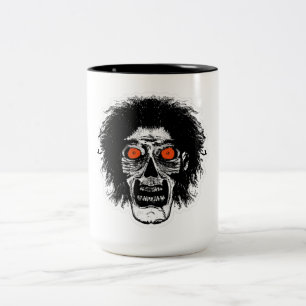 Taza Bicolor ZOMBIE Ojos Naranjas