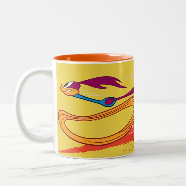 Taza Bicolor Zooming ROAD RUNNER™ (Izquierda)