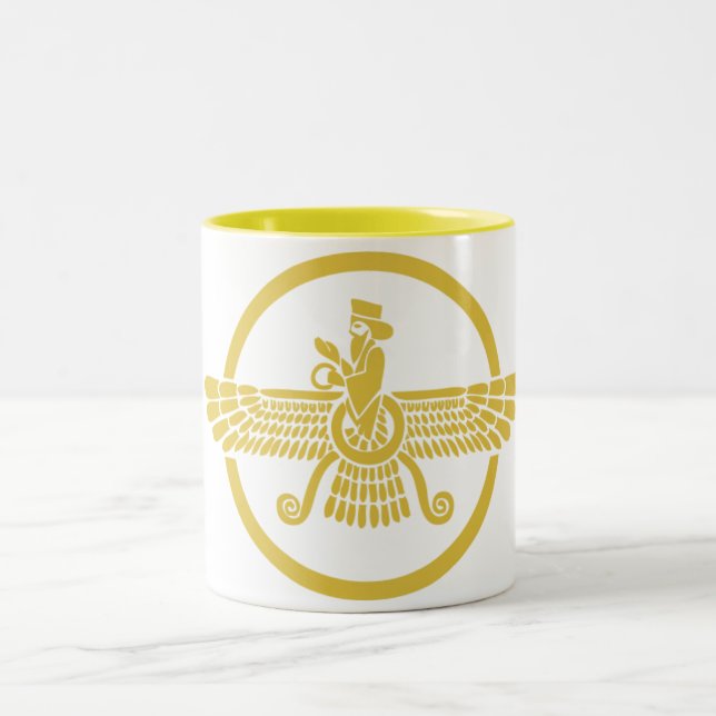 Taza Bicolor Zoroastrian (Centro)