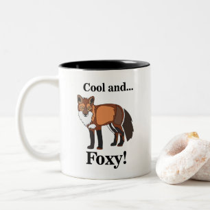 Taza Bicolor Zorro Animal Fauna Silvestre Astuto