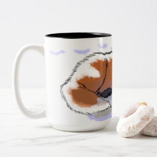 Taza Bicolor Zorro dormido en la nieve