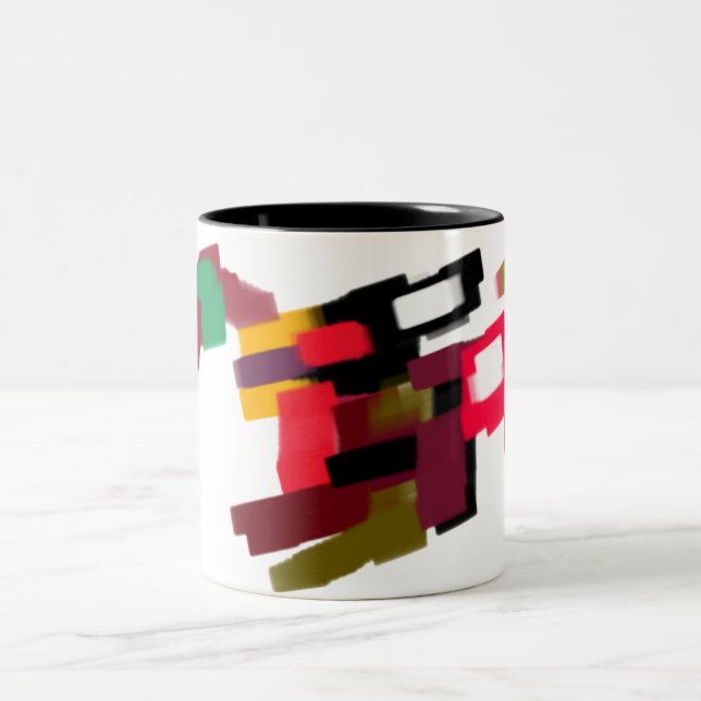 Taza Bicolor Zorro otoño jugando   (Centro)