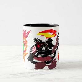 Taza Bicolor Zorro otoño salvaje