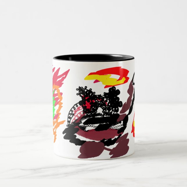 Taza Bicolor Zorro otoño salvaje  (Centro)