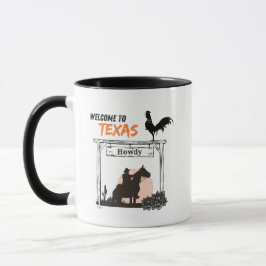 Taza Bienvenido a TEXAS Mug