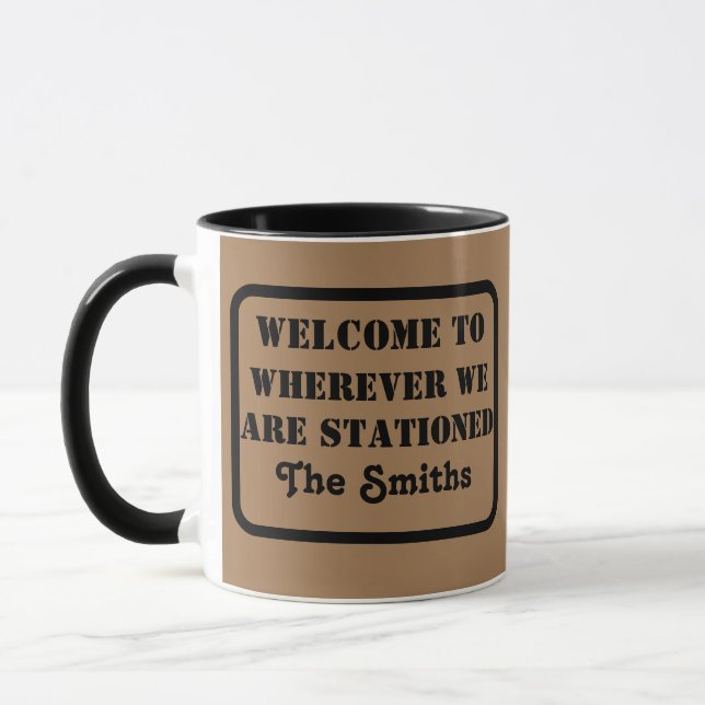 Taza Bienvenidos a donde estemos (Izquierda)
