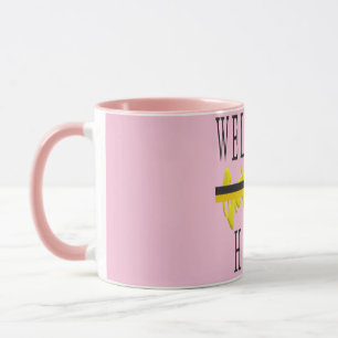 TAZA BIENVENIDOS A LAS PALABRAS Y LOS PATRONES DE ARTE