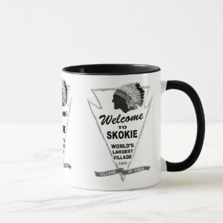 Taza Bienvenidos a Skokie, Illinois