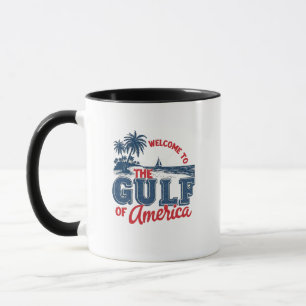 Taza Bienvenidos al México inmigrante del Golfo de Amér