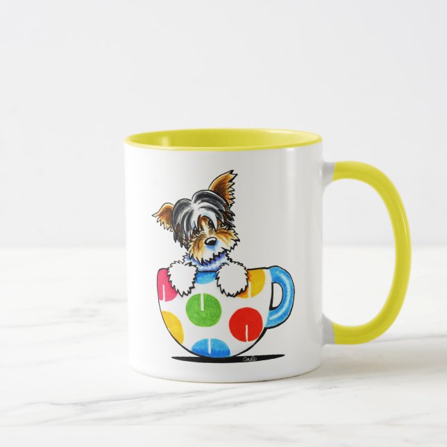Taza Biewer Yorkie Polka Dot Cup (Derecha)