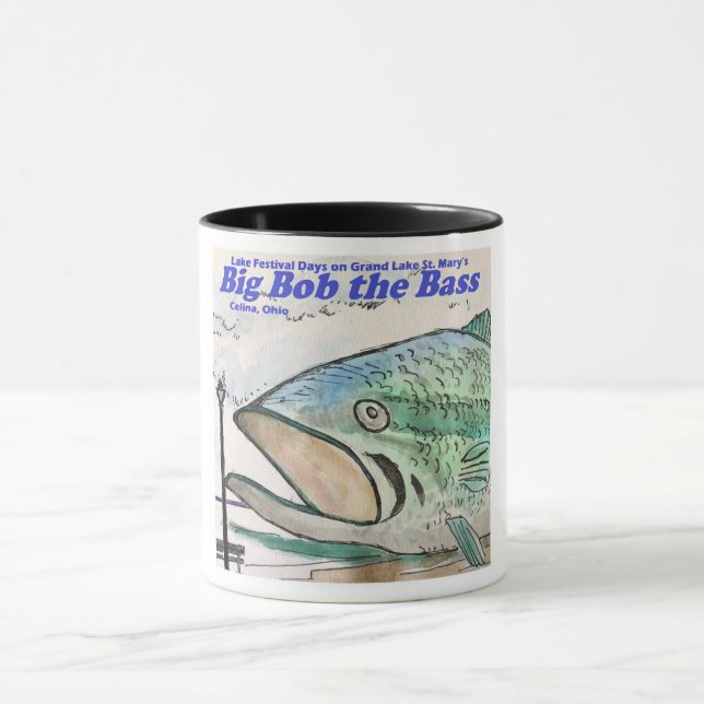 Taza Big Bob the Bass - Café/Tea Mug, Celina, Ohio Co (Centro)