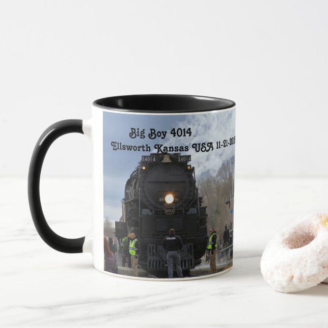 Taza Big Boy 4014 Ellsworth Kansas Mug (Con donut)