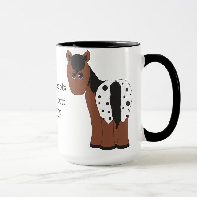 Taza Big Butt Appaloosa Horse Mug (Derecha)