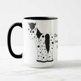 Taza Big Butt Appaloosa Horse Mug