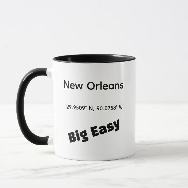 Taza Big Easy New Orleans Coffee Mug (Izquierda)