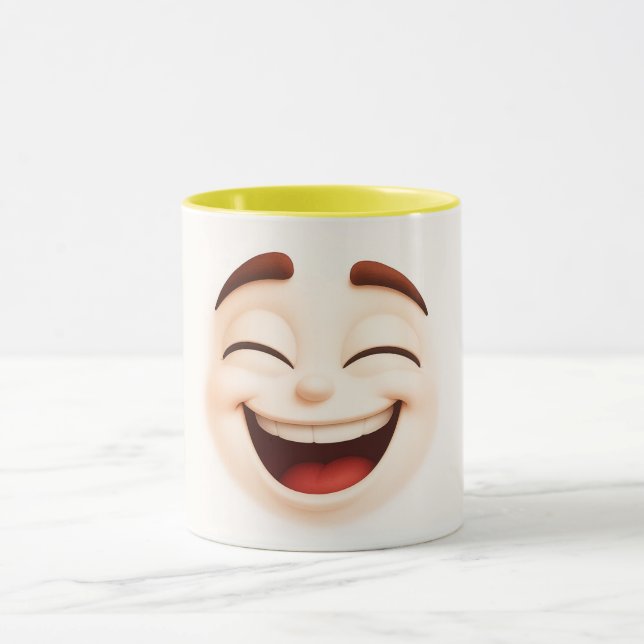 Taza Big happy laugh – closed eyes smiling face (Centro)