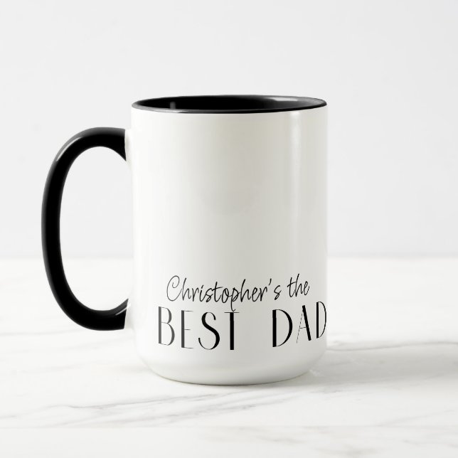 Taza Big Mug | Enorme Mug | Jumbo Cup | Mug de nombre p (Izquierda)