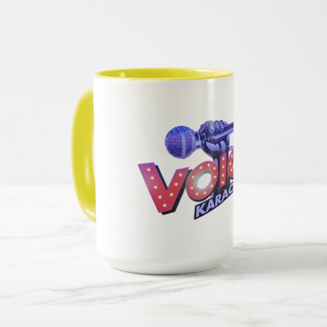 Taza Big mug Voices. Different colors. 443 ml. (Anverso izquierdo)