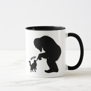 Taza Bigfoot Juguetón Gato de Pelo Largo Boop