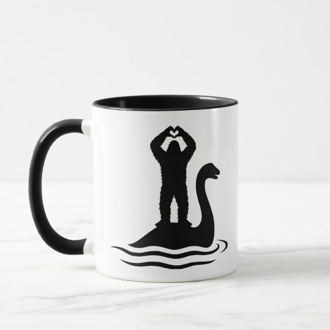 Taza Bigfoot Monstruo del Lago Ness (Izquierda)
