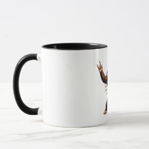 Taza Bigfoot Sasquatch Cuernos de Diablo Navidad 2026 R