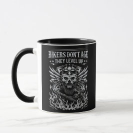Taza Bikers Don'T Age They Level Up, Mug