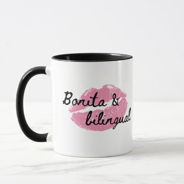 Taza Bilingüe y Bonita Mug (Izquierda)
