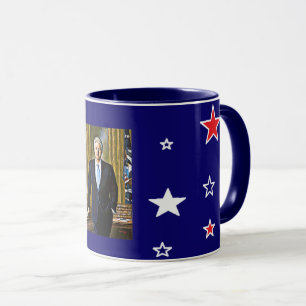 Taza Bill Clinton 42.º presidente Keepsake Coffee Mug