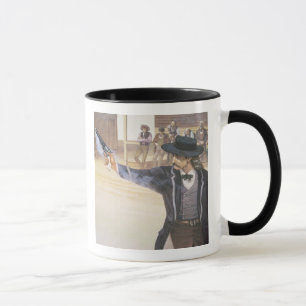 Taza "Bill salvaje" Hickok (1837-76) demuestra su marca