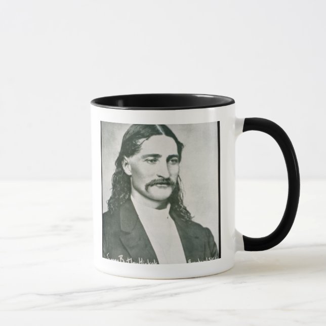 Taza "Bill salvaje" Hickok (foto de b/w) (Derecha)