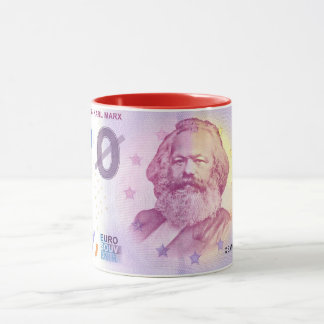 Taza Billete de cero euros Trier Karl Marx