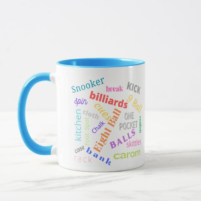 Taza Billiards 2 tonificación (Izquierda)