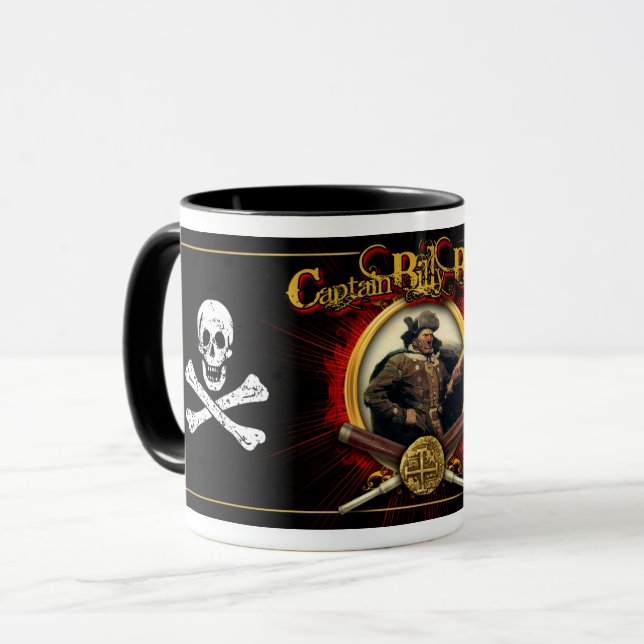 Taza Billy Bones Pirate Coffee Mug (Anverso izquierdo)