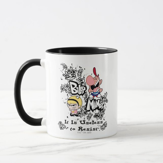 Taza Billy & Mandy - Inútil para resistir (Izquierda)