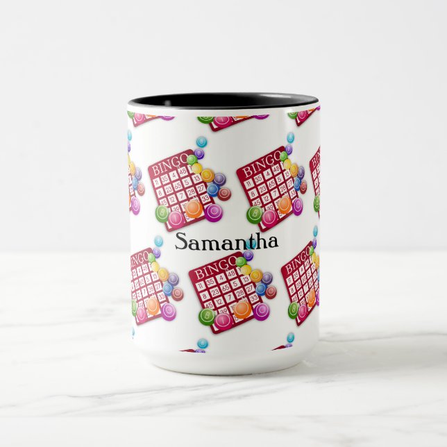 Taza Bingo Personalizado Mug (Centro)